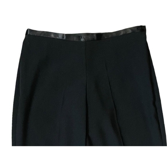 Nygard Collection Black Dress Pants High Rise Tapered Leg Satin Waist Women’s 14 - Picture 4 of 10